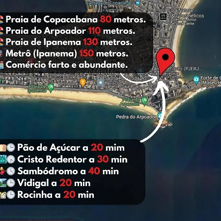 Quarto Privativo Praia Entre Arpoador E Copacabana Rock In Rio Rio de Janeiro Exterior photo
